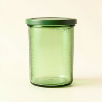 Hill Bridge Storage Canister With Lid - Green (synthetic illustration; no displayed measurements)