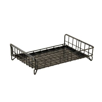Dawn Bend Empty Under-Desk Cable Tray - Black