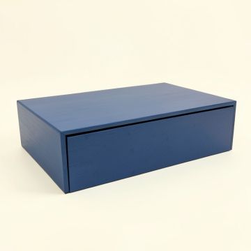 Rowan Dell Desktop Monitor Riser - Blue (synthetic illustration; no displayed measurements)