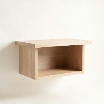 Alder Crest Wall-Mounted Shelf - Beige (synthetic illustration; no displayed measurements)