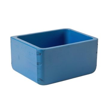 Dawn Bend Empty Storage Basket - Blue
