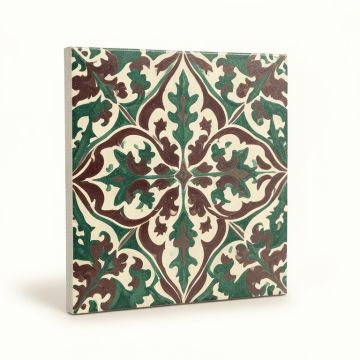 Pharsalia 2 '' X 2 '' Porcelain Arabesque Mosaic Wall & Floor Tile (synthetic illustration; no displayed measurements)