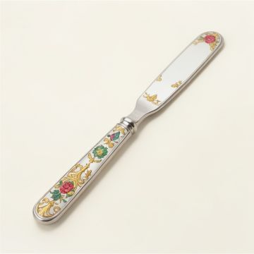 Aikens The Mughal Patti Hand-Painted Cake Butter Knife (synthetic illustration; no displayed measurements)