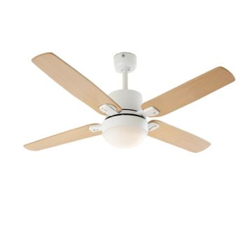 52 '' Wein 5 - Blade Standard Ceiling Fan With Light Kit Included