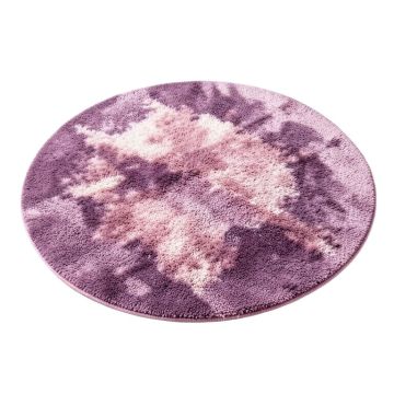 Round Ruda Ombre Shag Pink/Purple Area Rug