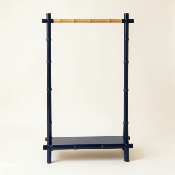 Slate Crest Empty Garment Rack - Navy (synthetic illustration; no displayed measurements)