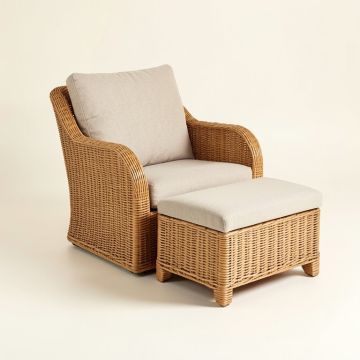 Griffin Glider And Ottoman (synthetic illustration; no displayed measurements)