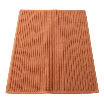 Ridge Bridge Bath Mat - Terracotta