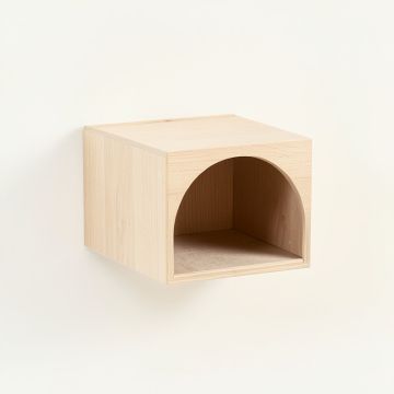 Shore Dell Wall-Mounted Cat Perch - Beige (synthetic illustration; no displayed measurements)