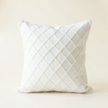 Alder Crest Filled Accent Pillow - White (synthetic illustration; no displayed measurements)