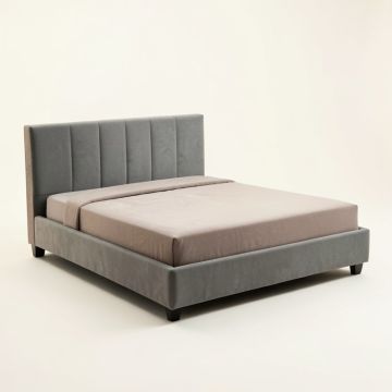 Vita Upholstered Low Profile Standard Bed (synthetic illustration; no displayed measurements)