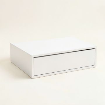 Glen Falls Desktop Monitor Riser - White (synthetic illustration; no displayed measurements)
