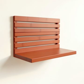 Ash Branch Wall-Mounted Entryway Organizer Shelf - Terracotta (synthetic illustration; no displayed measurements)