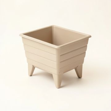 Hill Crest Empty Raised Planter - Beige (synthetic illustration; no displayed measurements)