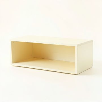 Hill Edge Shoe Storage Bench - Ivory (synthetic illustration; no displayed measurements)