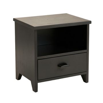 Ash Dale Nightstand - Black