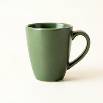 Juniper Bend Ceramic Mug - Green (synthetic illustration; no displayed measurements)