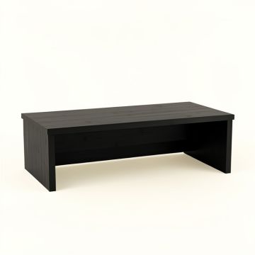 Wren Bridge Desktop Monitor Riser - Black (synthetic illustration; no displayed measurements)
