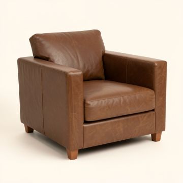Fiona 68 '' Faux Leather Square Arm Loveseat (synthetic illustration; no displayed measurements)