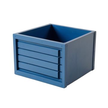 Holly Bluff Empty Furniture-Style Litter Enclosure - Blue