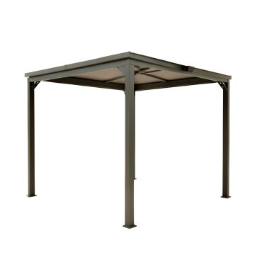 Davao 9 Ft. W X 9 Ft. D Vinyl Pergola