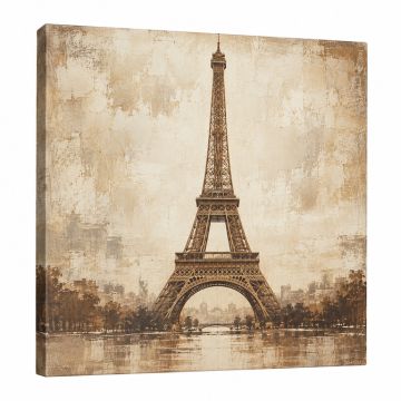 Eiffel Tower I Graphic Art On Wrapped Canvas