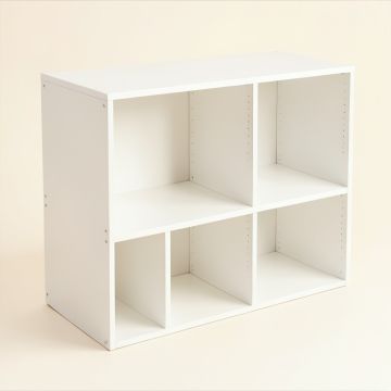 Pine Canyon Desktop Shelving Unit - White (synthetic illustration; no displayed measurements)