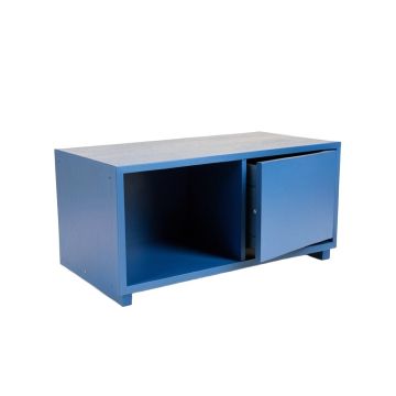Clay Edge Shoe Storage Bench - Blue
