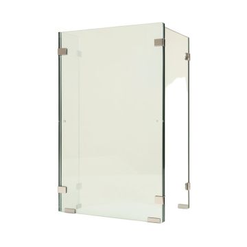 4 - Panel Glass Room Divider