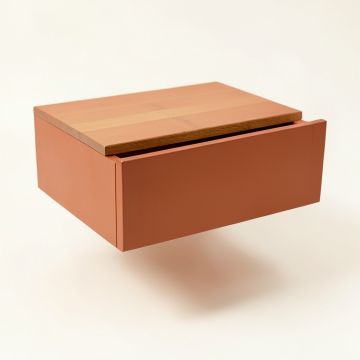 Ridge Bridge Under-Desk Drawer Unit - Terracotta (synthetic illustration; no displayed measurements)