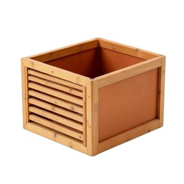 Heath Falls Empty Furniture-Style Litter Enclosure - Terracotta