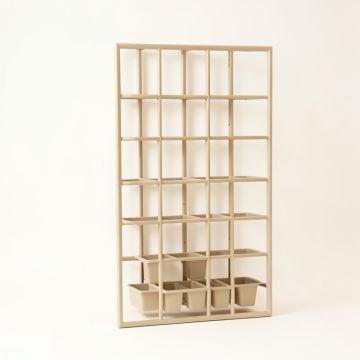Briar Crest Empty Vertical Garden Frame - Beige (synthetic illustration; no displayed measurements)
