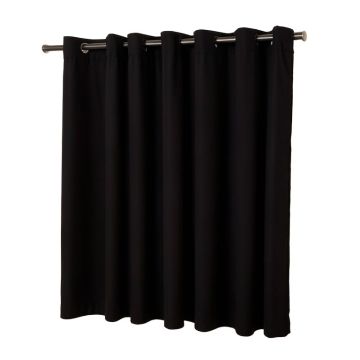 Harlech Solid Blackout Thermal Grommet Single Curtain Panel