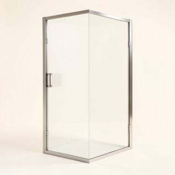 41 '' W X 72 '' H Door Opening Frameless Shower Door (synthetic illustration; no displayed measurements)