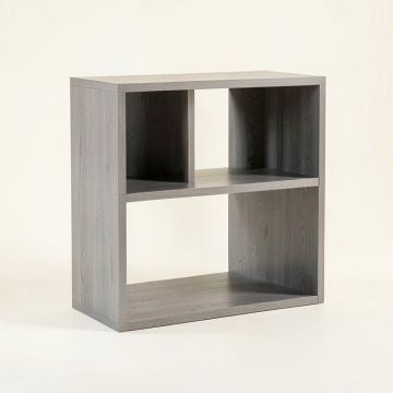 Field Bridge Desktop Shelving Unit - Gray (synthetic illustration; no displayed measurements)