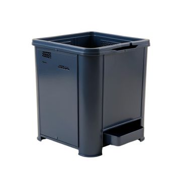 Reed Bend Closed Garden Compost Bin - Navy