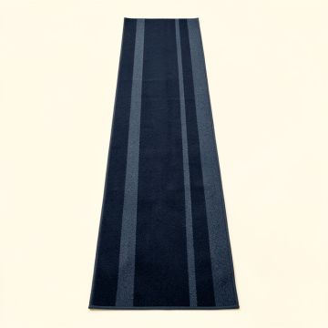Willow Crest Narrow Runner Rug - Navy (synthetic illustration; no displayed measurements)