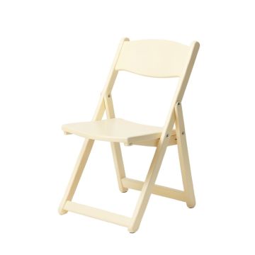 Elm Branch Folding Outdoor Chair - Cream (synthetic illustration; no displayed measurements)