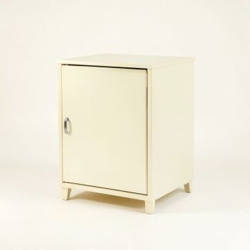 Holly Dell Freestanding Pull-Out Hamper Cabinet - Cream (synthetic illustration; no displayed measurements)