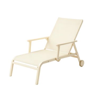 Shore Bridge Outdoor Lounge Chair - Ivory