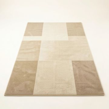 Rowan Bridge Rectangular Area Rug - Beige (synthetic illustration; no displayed measurements)