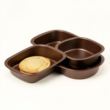 Ayesha Nonstick Bakeware Cake Pan , Cookie Sheet , And Springform Pan Set , 3-Piece (synthetic illustration; no displayed measurements)