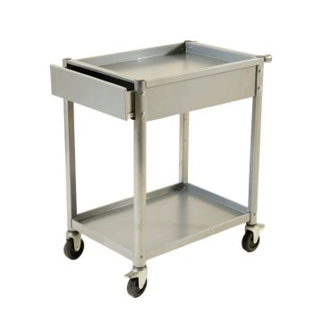 Holly Bluff Empty Rolling Workshop Cart - Gray