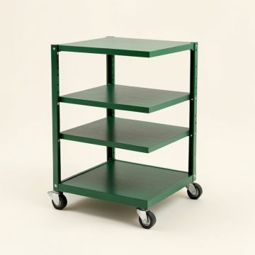 Glen Arc Empty Rolling Workshop Cart (synthetic illustration; no displayed measurements)