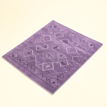 Delcastillo Geometric Purple Area Rug (synthetic illustration; no displayed measurements)