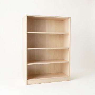 Sage Falls Freestanding Bookcase - Beige (synthetic illustration; no displayed measurements)