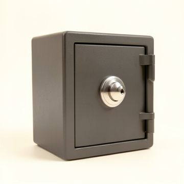 Fingerprint Lock Safe (synthetic illustration; no displayed measurements)