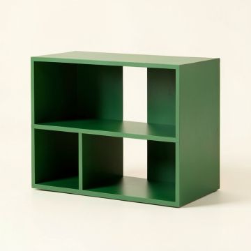 Juniper Crossing Desktop Shelving Unit - Green (synthetic illustration; no displayed measurements)