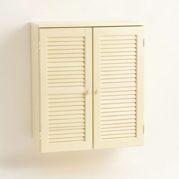 Lake Bridge Wall-Mounted Laundry Cabinet - Cream (synthetic illustration; no displayed measurements)