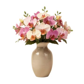 Dancing Lady Liquid Illusion Orchids Centerpiece In Vase